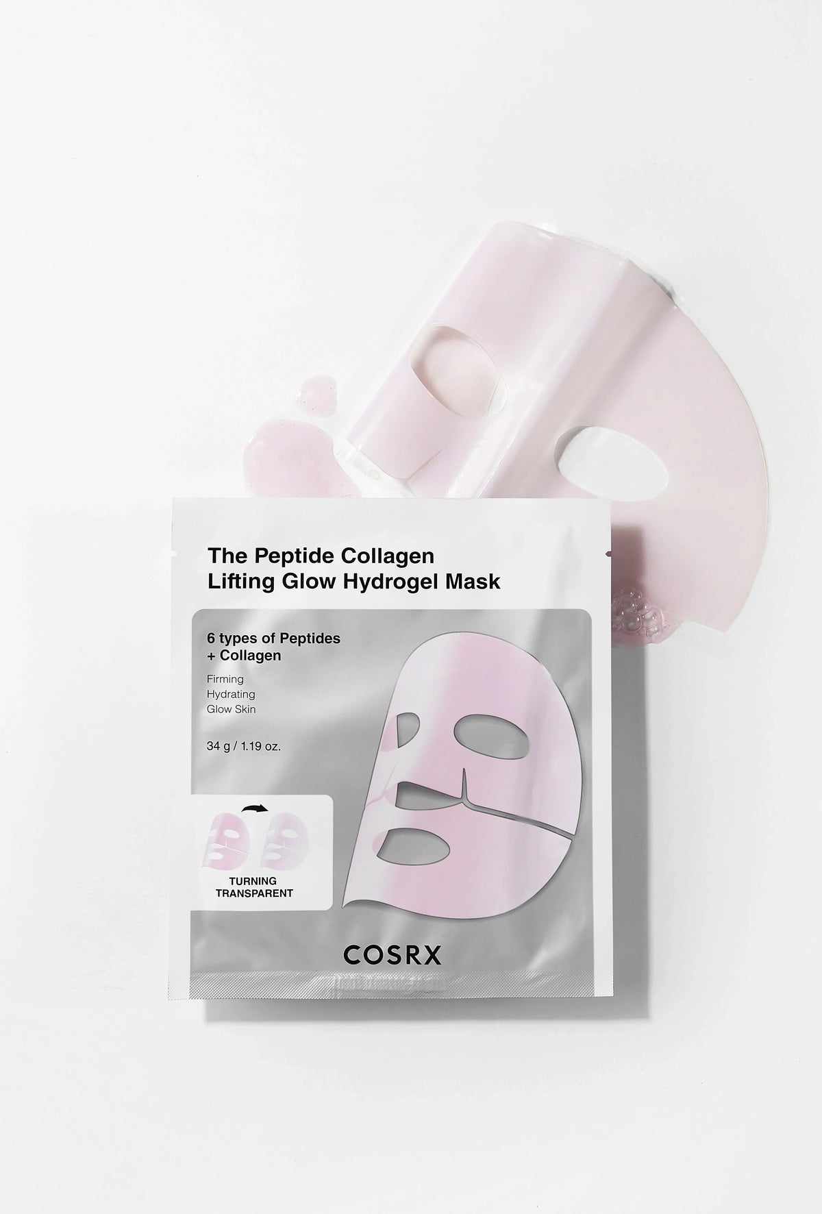 COSRX The Peptide Collagen Lifting Glow Hydrogel Mask - 1ea
