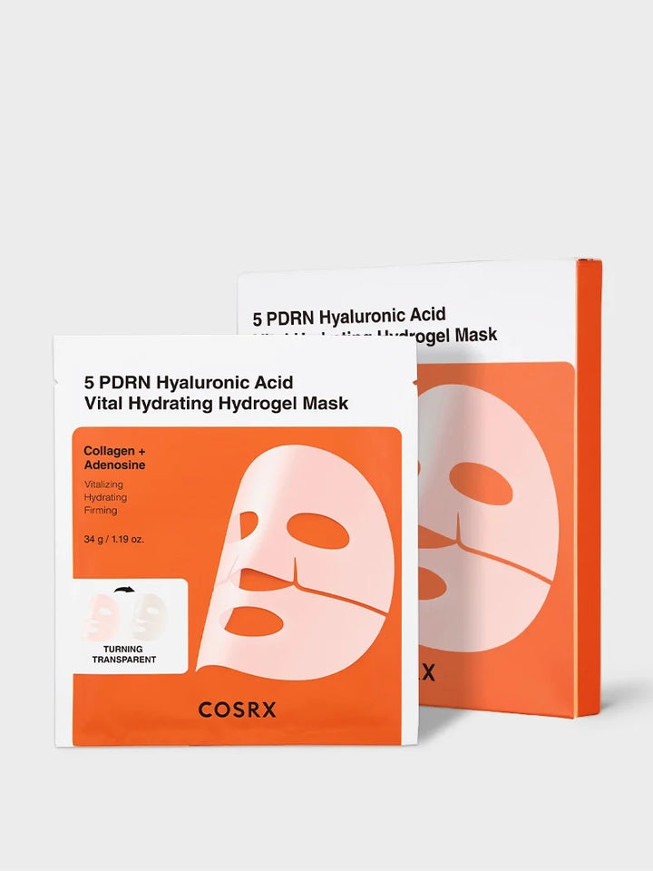 COSRX 5 PDRN Hyaluronic Acid Vital Hydrating Hydrogel Mask J5
