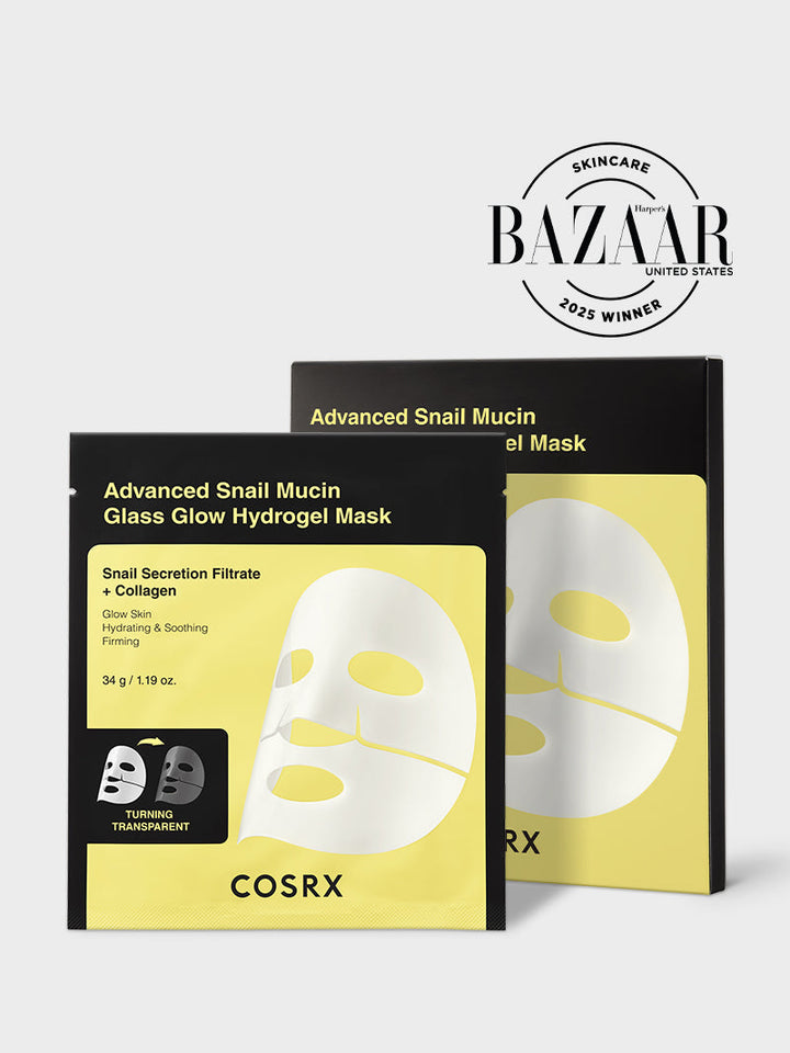 Advanced Snail Mucin Glass Glow Hydrogel Mask N5